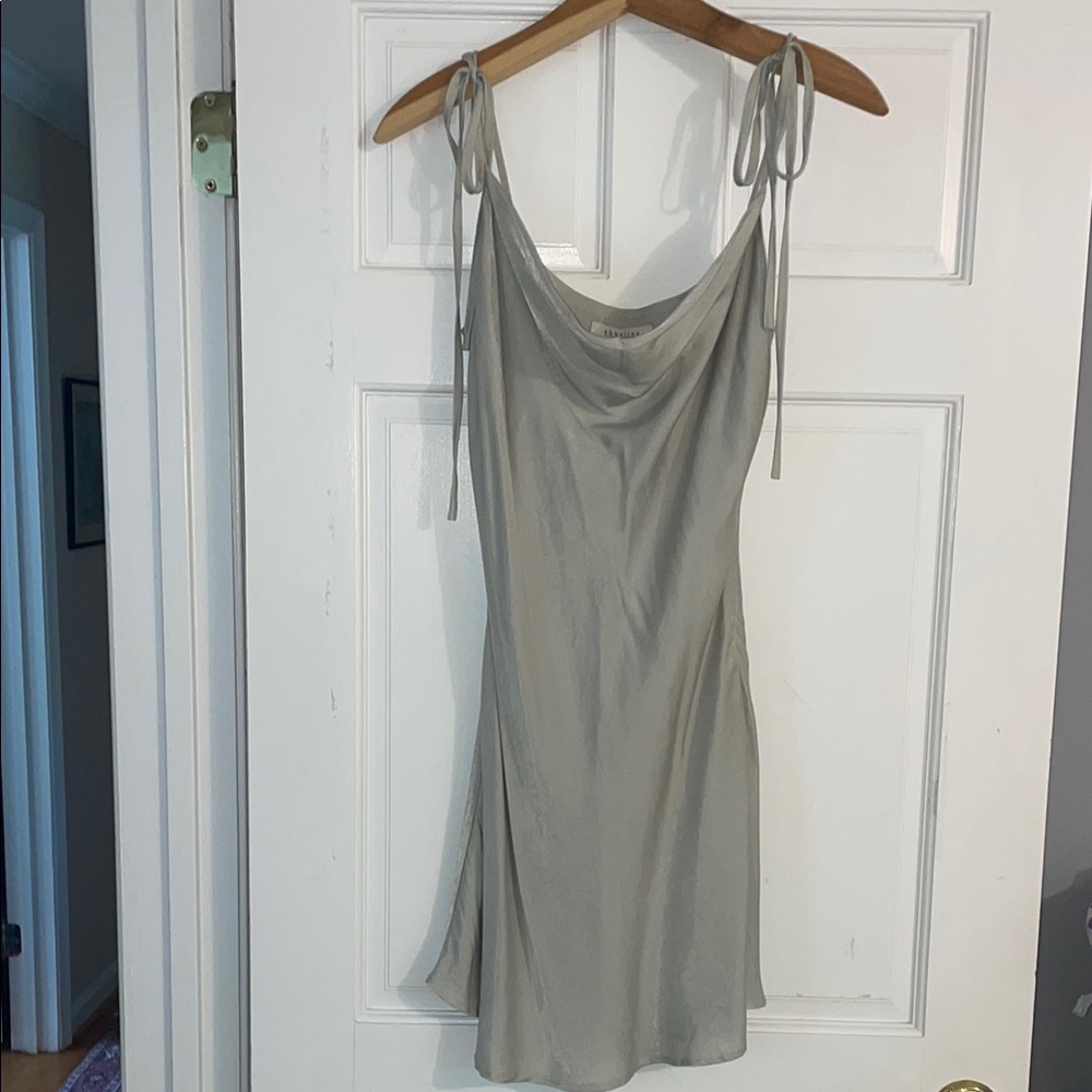 Abbeline Gray Sleeveless Dress